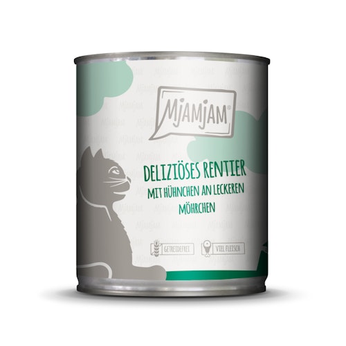 MJAMJAM Leckere Mahlzeit 800g Dose Katzennassfutter