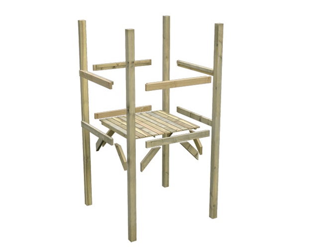 Akubi Kinderspielturm Lotti mit Satteldach