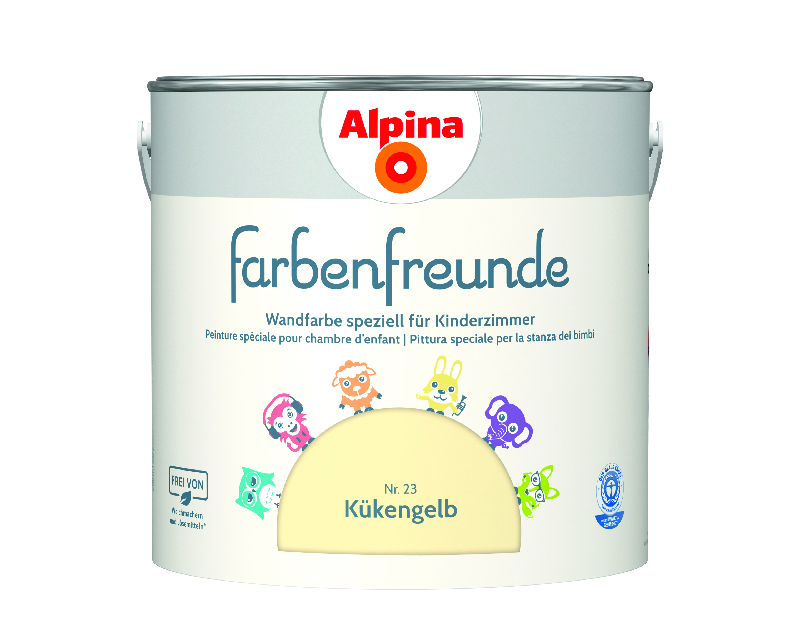 Alpina Farbenfreunde Nr. 23 Kükengelb 2,5 Liter matt