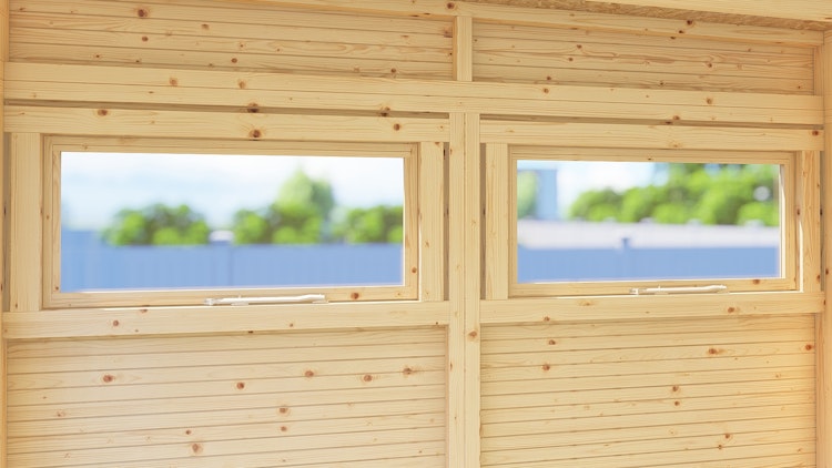 Bertilo Gartenhaus Cubus 2 Office - 19 mm