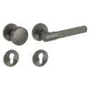 Vorschaubild Griffwerk Wechselgarnitur VAYA 136 ARIS fast2fix Fast2Fix Rosetten rund Knopf R2 Kaschmirgrau L