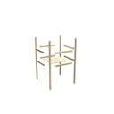 Vorschaubild Akubi Kinderspielturm Lotti inkl. Anbauplattform und Kletterwand