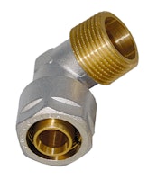 Sanitop Wiroflex WIROFLEX Winkel 20 x 3/4 AG Komplettlösung, Schraubsystem