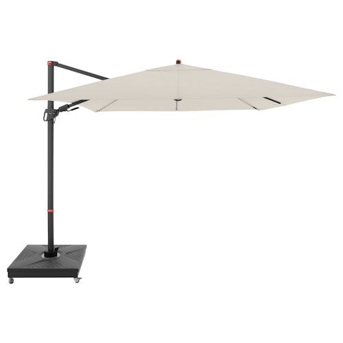 doppler Pendelschirm myZONE 280 x 280, Aluminium Anthrazit / 100 % Polyester 180 g/m²