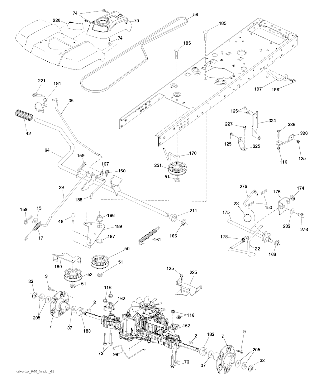 Explosionszeichnung Ersatzteile