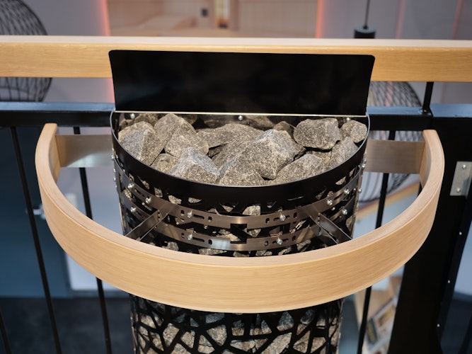 Infraworld Finnischer Saunaofen Atlas Wall Black