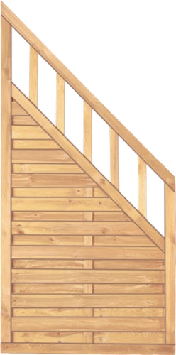 T&J FREIBURG Zaunelement Ecke 90x180/90