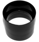 Rohrverbinder DN 60/60 zum Kleben braunZubehörbild