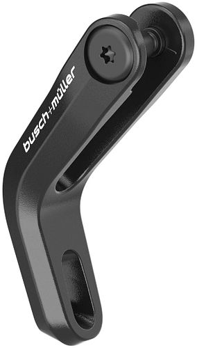 Busch + Müller Lenkerhalter Aluminium Gabelmontage schwarz