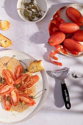 Microplane Profi Y-Schäler, gezahnt SPECIALTY Schwarz