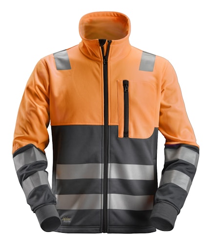 Snickers AllroundWork, High-Vis-Jacke mit durchgehendem Reißverschluss, Warnschutzklasse 2
