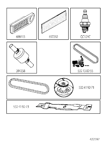 Husqvarna Gartentraktoren 96041020400 LT 126