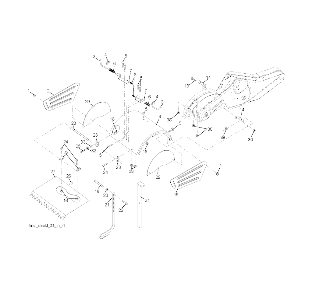 Explosionszeichnung Ersatzteile