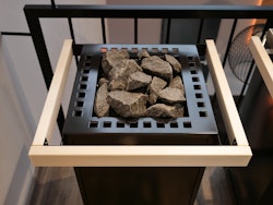 Infraworld Reling für Saunaofen Eterno (3-seitig, in Espe mit Halterung)