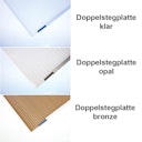 Vorschaubild Skan Holz Aluminium Terrassenüberdachung Garda Breite 541 cm