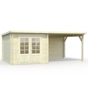 Vorschaubild Palmako Gartenhaus Ella 6,9 + 8,2 m² - 28 mm