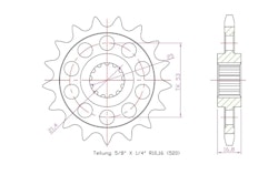 ESJOT Antriebsritzel 32172