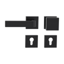 Vorschaubild Griffwerk Wechselgarnitur GRAPH SQUARE - Rosetten eckig