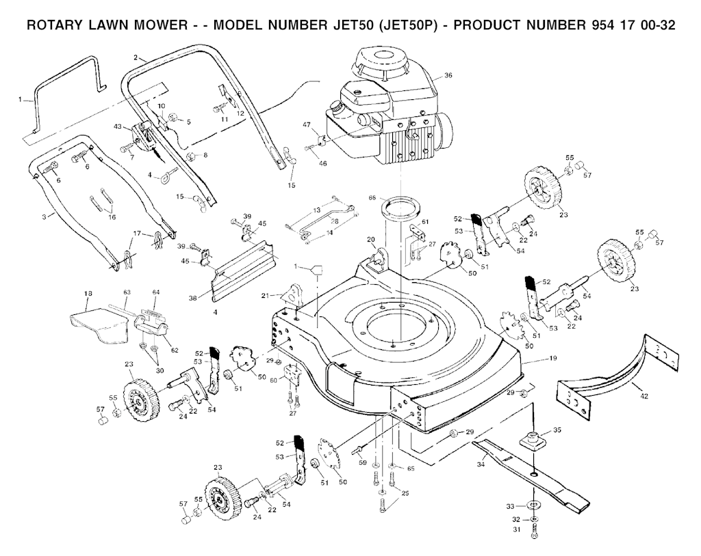 Explosionszeichnung Ersatzteile