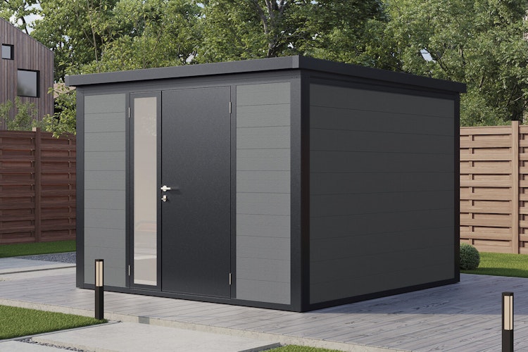 Wolff Finnhaus WPC Gartenhaus Asger - 19 mm