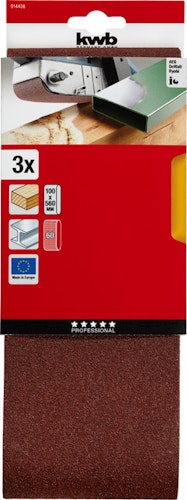 kwb 3Schl-Bänd Kor.100x560 K 60 SB 914406