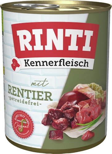 RINTI Kennerfleisch 800g Dose Hundenassfutter