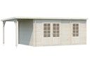 Vorschaubild Palmako Gartenhaus Ella 13,1 m² Zweiraumhaus inkl. 3,9 m² Anbau - 28 mm