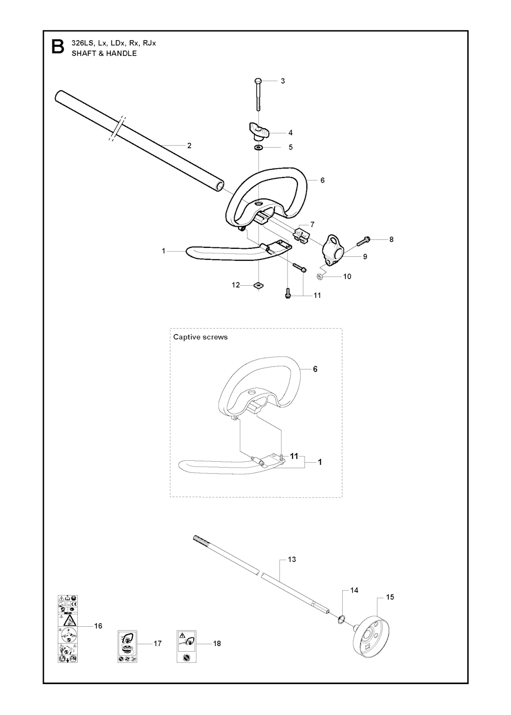 Explosionszeichnung Ersatzteile