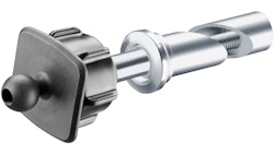 Interphone Halterung Lenkkopfrohr-Halter mit Kugel 17 mm, Rohrdurchmesser 17 - 20 mm