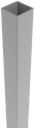 Vorschaubild GroJa Alupfosten zum Einbetonieren Anthrazit - Auslaufartikel