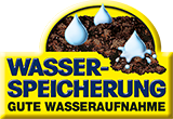 Sehr gute Wasseraufnahme und -speicherung Sehr gute Wasseraufnahme und -speicherung