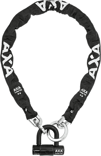 Axa Kettenschloss Loop 110 cm schwarz