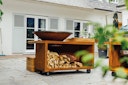 Vorschaubild OFYR Plancha Grill Island Corten 100 PRO Teakholz