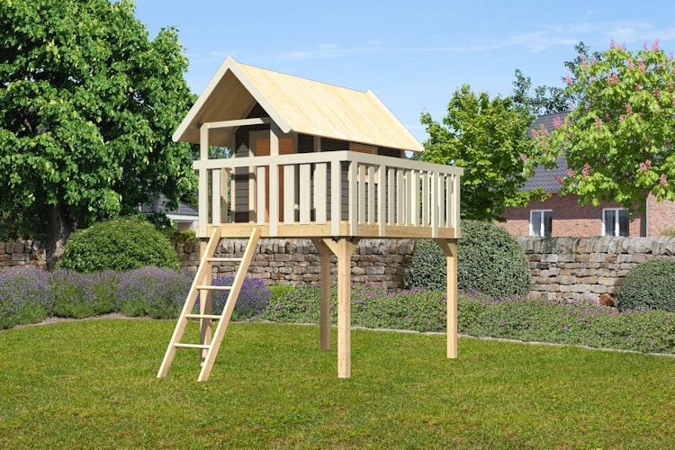 Akubi Stelzenhaus Fidel mit Satteldach