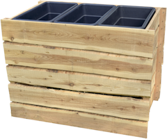 T&J HERLEV-Hochbeet B 104 x T 64 x H 80 cm