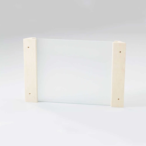 Infraworld Eckblendschirm Design für Sauna Fichte/Linde