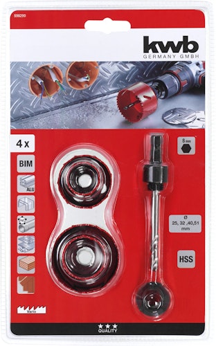 kwb Bi-Metall Lochsägensatz 5-tlg 598290