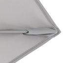 Vorschaubild doppler Mittelmastschirm EXPERT 220 x 140 Auto-Tilt, Aluminium Silber / 100 % Polyester 180 g/m²
