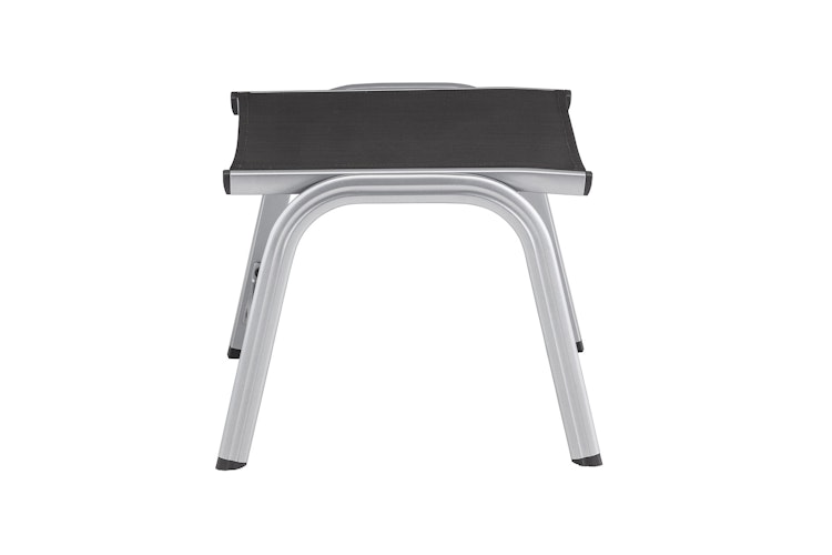 Kettler Hocker BASIC PLUS, Aluminium Silber / Outdoorgewebe Anthrazit