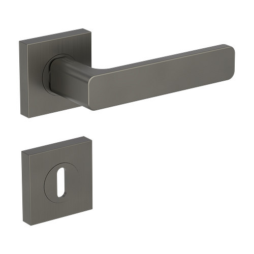 Griffwerk Türgriff MINIMAL MODERN SIEGER DESIGN eckig - Samtgrau,Kaschmirgrau,Graphitschwarz