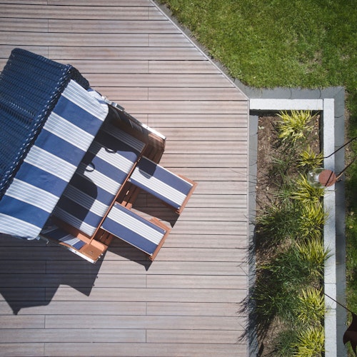 aMbooo Terrassendiele Bambus PRIMAVERDE in White Oak