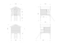 Vorschaubild Palmako Kinderspielhaus Toby 2,1 m²