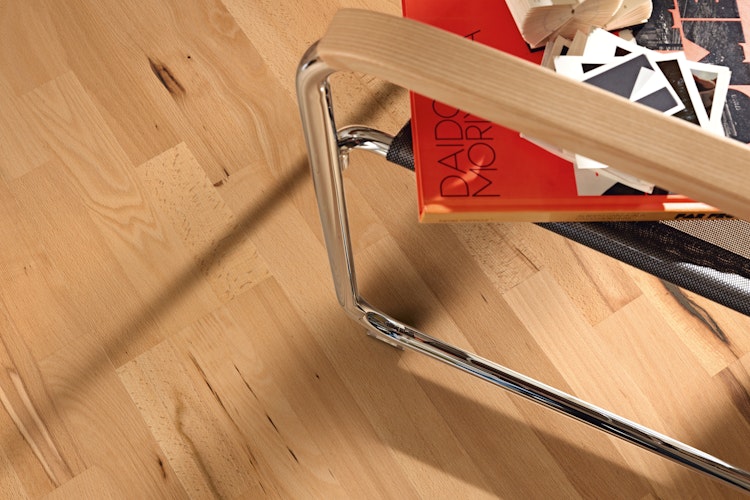 MEISTER Parkettboden MeisterParkett. longlife PC 200 2400 x 200 x 13 mm 9046 Buche lebhaft gedämpft gebürstet ultramattlackiert