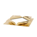 Vorschaubild höfats Kerzenhalter-Set SQUARE CANDLE gold 4 Stück