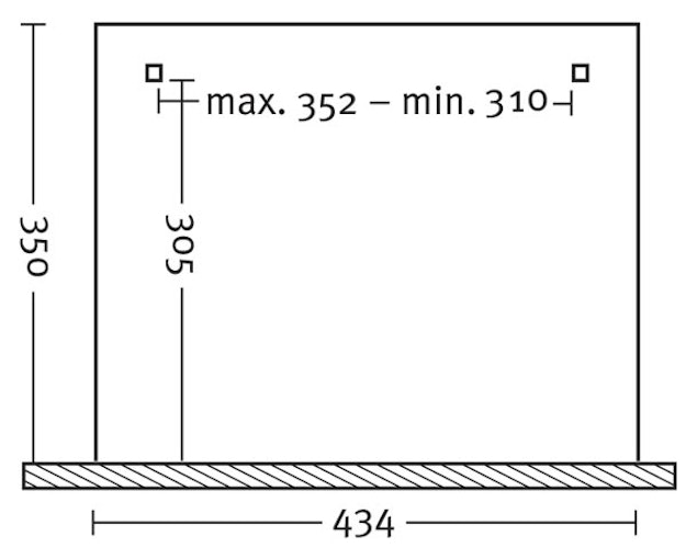 Skan Holz Terrassenüberdachungen Ravenna o. Mittelpfosten Breite 434 cm aus Douglasie