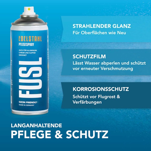 McBrikett FUSL Edelstahl Pflegespray