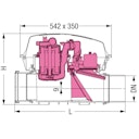 Vorschaubild KESSEL 24150 - Rückstaupumpanlage Pumpfix F Komfort DN 150 für freiliegenden Einbau