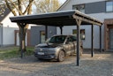 Vorschaubild Skan Holz Emsland - Flachdach Carport aus Leimholz Breite 402 cm