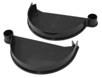 Endstück links, RG100 Typ 300 anthrazit (1 Stück)Zubehörbild