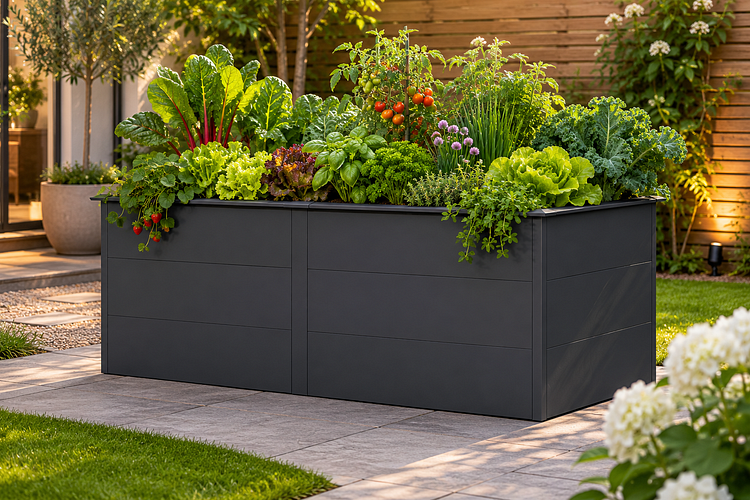 KGT Hochbeet UrbanGrow XL - B 199 x T 99 x H 78 cm